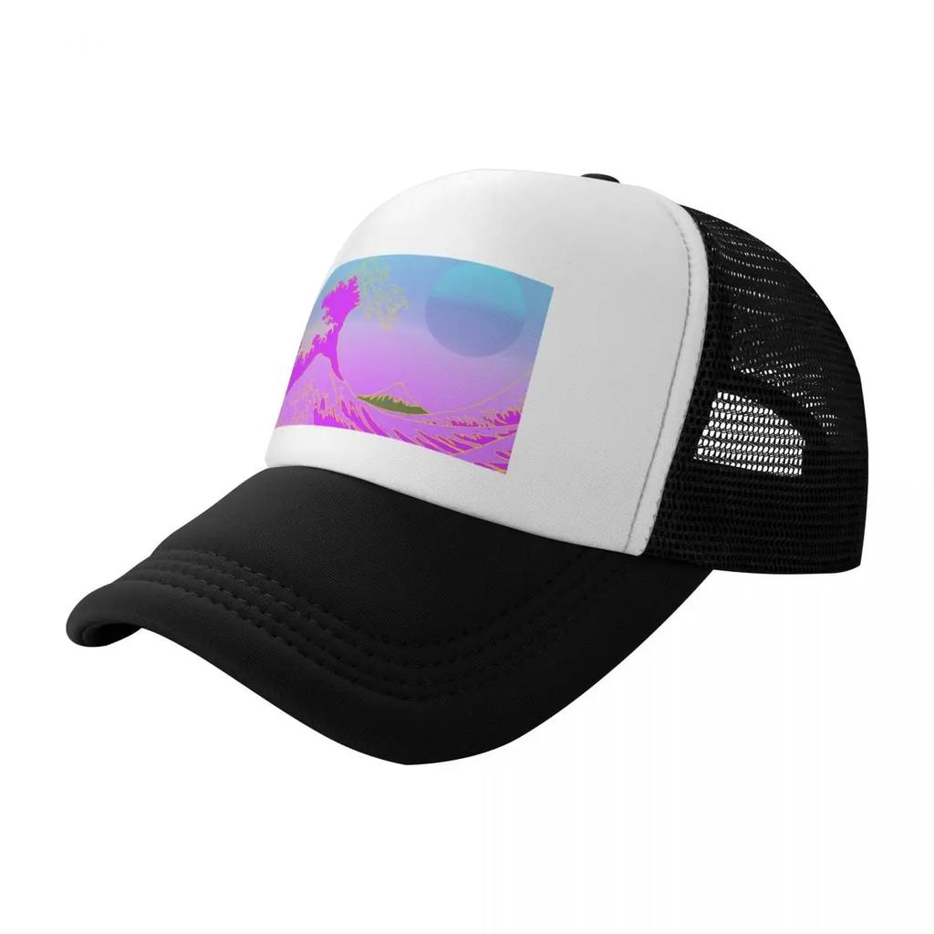 Kanagawa Sunset Baseball Cap Fashionable Party Hat Horse Hat Sun Hats For Women Unisexs