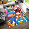 Pocoyo Personalized Text Area Rug Perfect for Living Rooms Game Room Hallway Playrooms Anti-slip Rug Office Home Decor