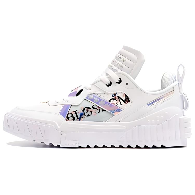 

новые LiNing 001 Unblock Прочные Дышащие Низкие Кеды для Скейтборда Женские Белые 35.5