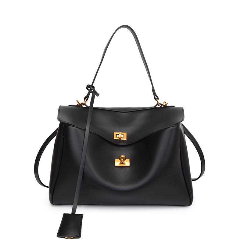 Wysokiej jakości miękka torba typu tote damska prosta duża pojemność temperament torba na ramię pod pachami torba dojazdowa crossbody