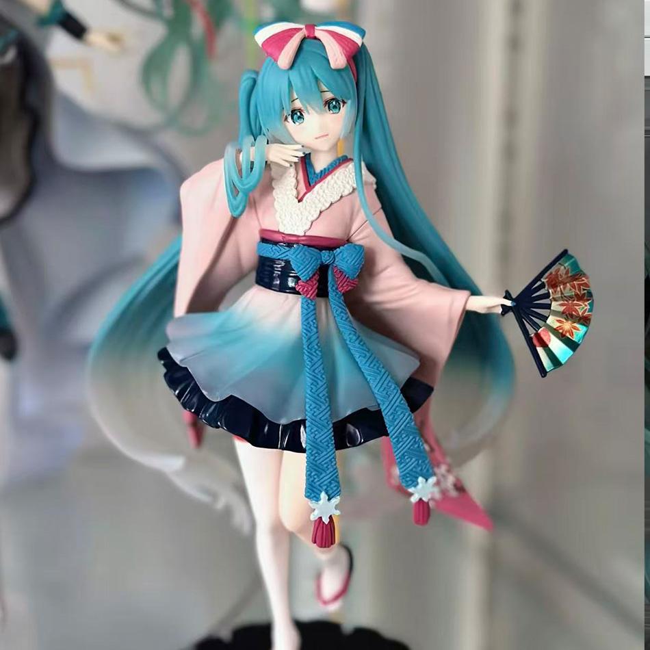 Hatsune Miku Anime Figurine - Cute Action Pvc Toy Desktop Collection Gift - Standing & Sitting Posture Series
