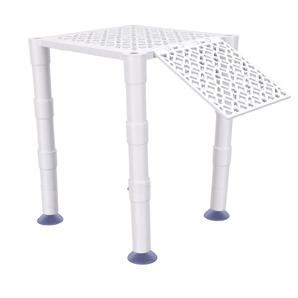 Piattaforma per tartarughe con rampa integrata e vassoio per cibo Senza cerniere Dock robusto e stabile per tartarughe per 25 75 Galloni