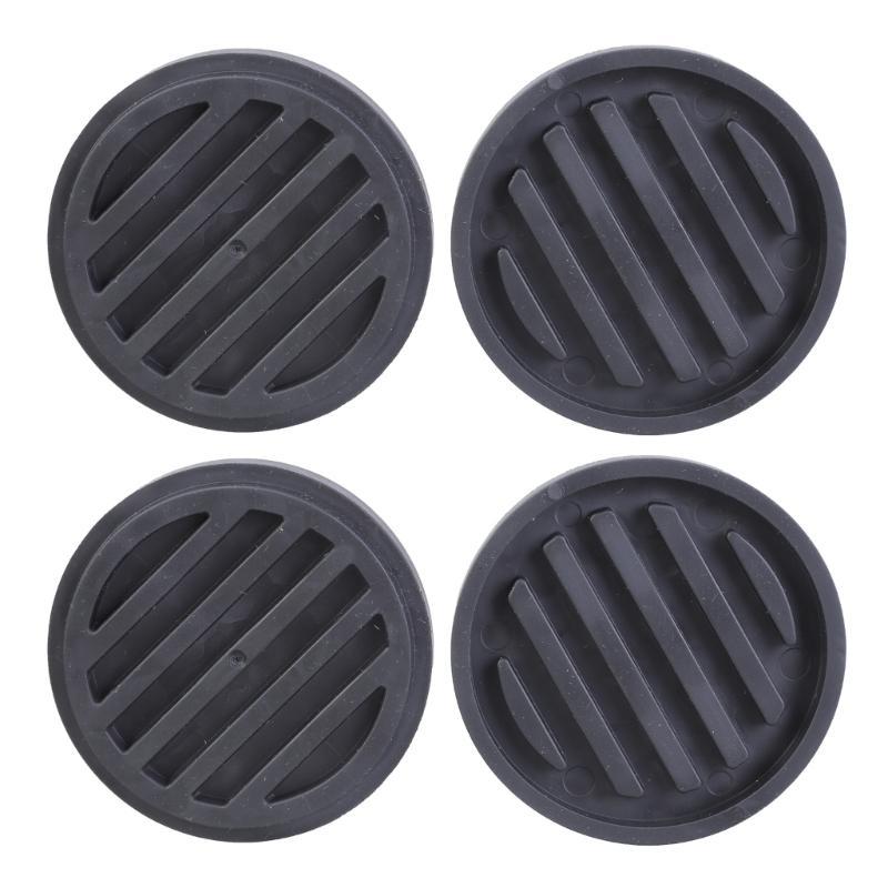 4 Pack Rubber Casters Cups Without Slip Furniture Grippers Round Sofa Stoppers Convenient for Bed Couch Table Chair