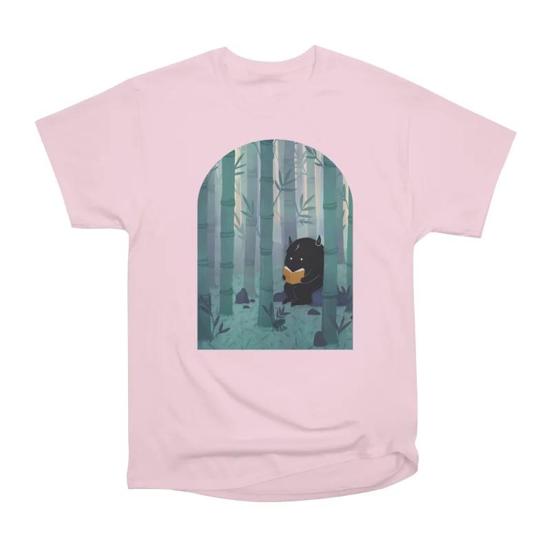 

Men Casual Shirts Short Sleeves A QUIET BAMBOO SPOT Pink Tees Oversized T-shirts S розовый