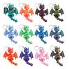3D Printed Keychain Dragon Winged Design Keyring with Moving Tail Bags Luggage Schoolbags Car Interiors