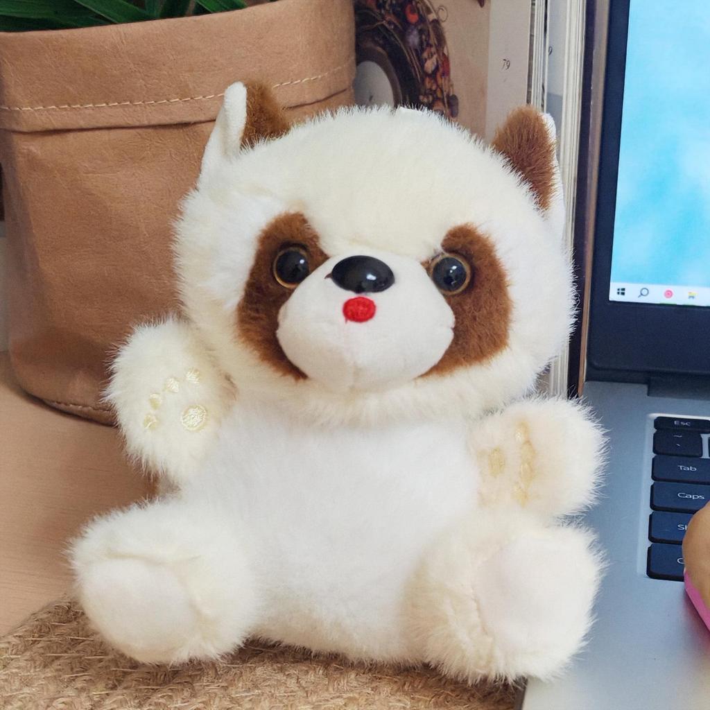 Bolsa de Pelúcia de Guaxinim Fofa Transfronteiriça Pingente de Chaveiro