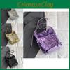 Chic Sequin Tote Bag For Women 2024 Trendy Korean Style Large Capacity Shoulder Bag