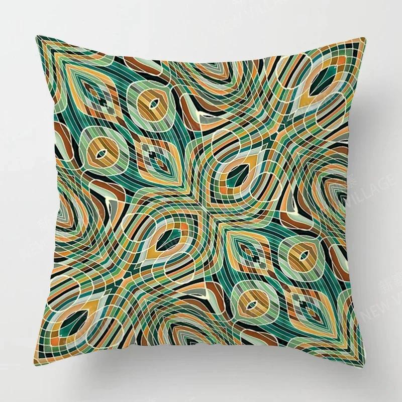 Fall Home Decor Autumn Living Room Throw Pillow Cover Sofa Boho Cushion Cover Mandala   X