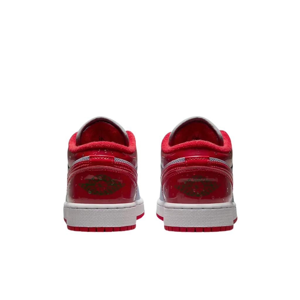 Air Jordan 1 Low SE GS Pack - Rote Kinder-Sneaker Grau Football-Grey Kieferngrün FQ1935-018