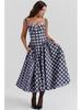 Summer New French Retro Long Dress - Court Style Spaghetti Strap Dopamine Outfit for Women