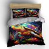 Colorful Turtle Ocean Bedding Set Bedding Duvet Cover Set Duvet Cover Pillowcases (1 * Duvet Cover 2 * Pillowcases, Without Duvet Insert)