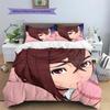 Momo  Pattern Bedding Quilt Set  Home Decoration  Gift (1 * duvet cover + 2 * pillowcase  without core)