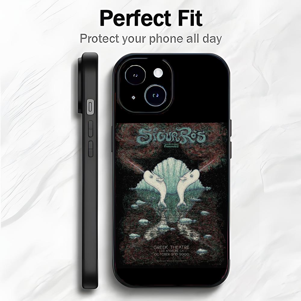 Ambient Band S-Sigur Ros Phone Case Phone Case Soft Packaging Lightweight For iPhone17 16 15 14 13ProMax