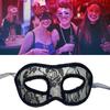 Maskenballmaske für Damen Mädchen Venezianische Maske Damen Halbgesichtsmaske Augenmaske Weihnachten Halloween Cosplay Spitze Maske