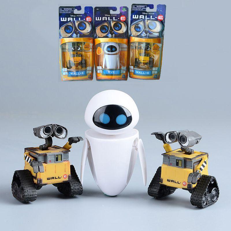 Eve Walle Mini Roboter Bewegliche Actionfiguren Spielzeug Geschenk für Kinder3 Spielzeugstile