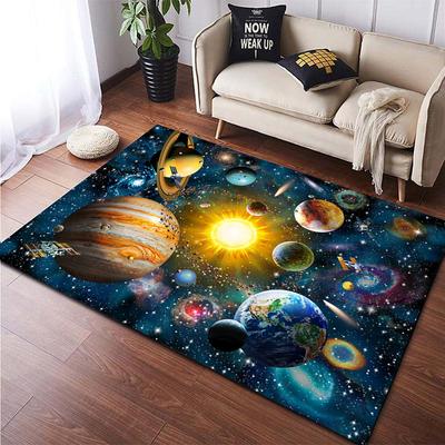 Tapis imprimé système solaire, grand tapis pour salon, chambre à coucher, décoration de canapé, tapis de sol antidérapants, livraison directe Alfombras