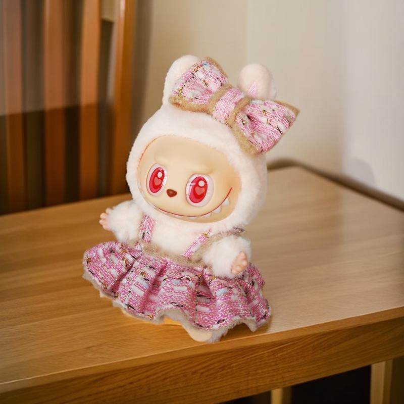 

Набір одягу Labubu Blind Box: Комбінезони та футболки на тему ароматів для поєднання. 17CM Labubu Size