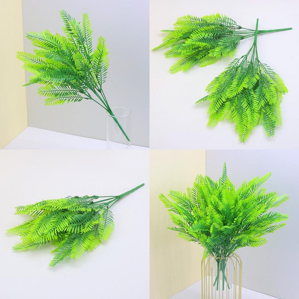 Synthetic Fern With Green Color For Home Garden Wedding And Photography Applications