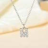 Fashion Shining A-Z Letter Pendant Charm Necklace 26 Initial Alphabet Name Clavicle Chain Party Valentine'S Day Jewelry Gift