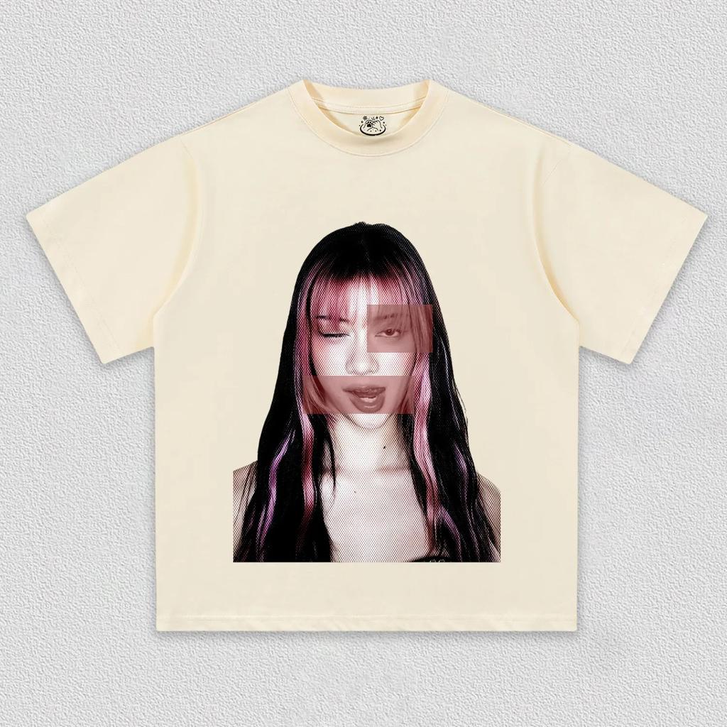 KATSEYE Hot Sale Peripherals Graphic Print T-shirts Women Unisex Fashion Cotton Tees Oversized Casual Streetwear Hip Hop Style Tops