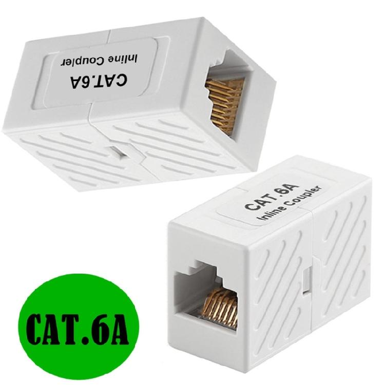 RJ45 Cat6 Netzwerkkupplung Cat6A Ethernet-Stecker für effiziente Datenübertragung für Heimbüro, Bildungseinrichtung