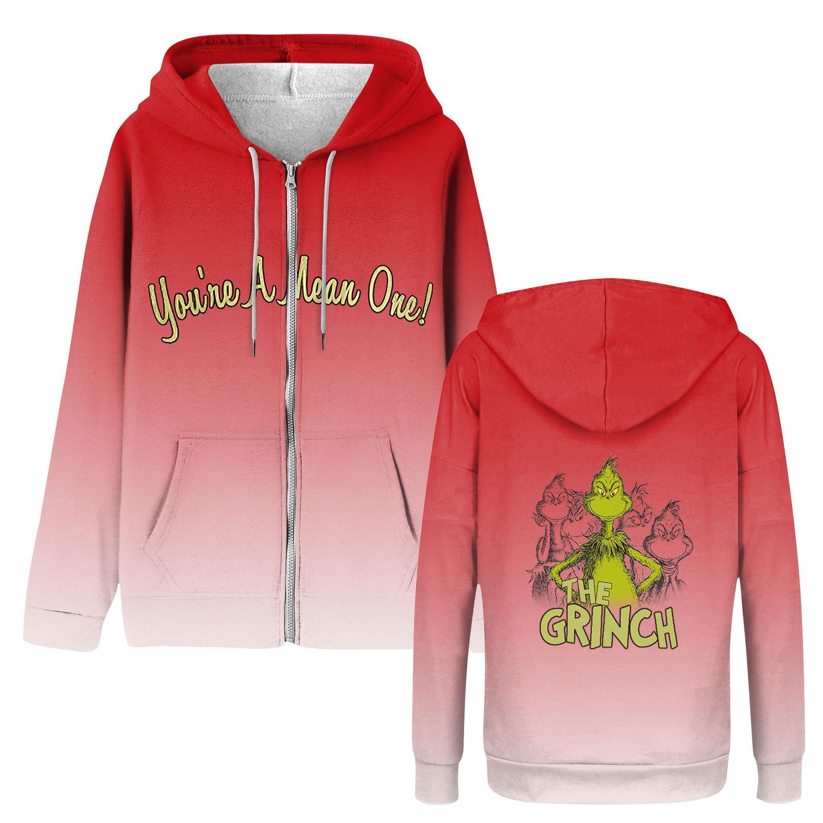 

Женская мода, повседневные повседневные толстовки на молнии с длинными рукавами и принтом, топы, толстовки XL красный