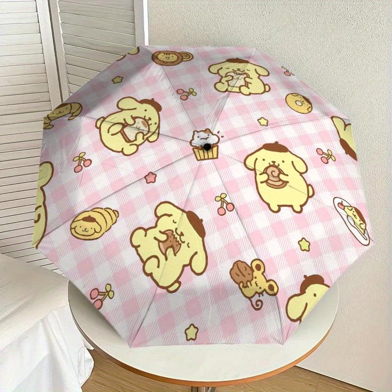 1pc Cute Puppies and Pastries Pattern Umbrella with Plastic Handle,Suitable for All Seasons Home Travel Outdoor UmbrellaSanlio570
