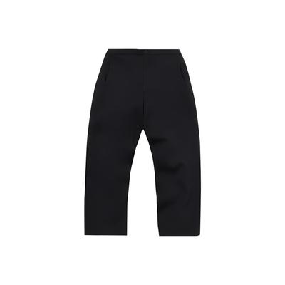 Li Ning Casual Running Sports Straight Leg Sweatpants Women Bottoms Black AKLQA24-1