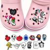 Black & White Halloween Punk Metal Rock Croc Shoe Charms