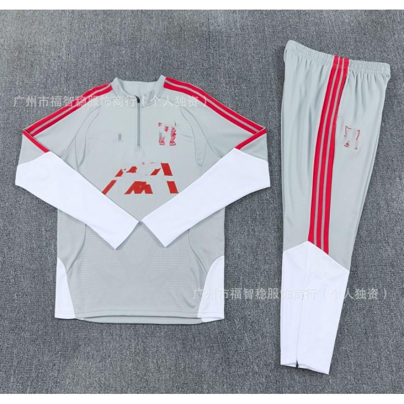 2026-2027 Football Training Suit Set Men Women Unisex Long Sleeve Sports Tracksuit Arsenal Barcelona Real Madrid Inter Milan