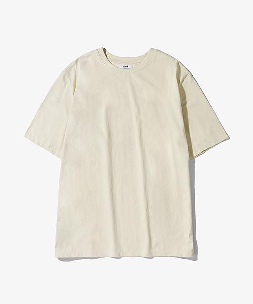 Rant Silket Cotton Short Sleeve T-Shirt Khaki Beige L/Free