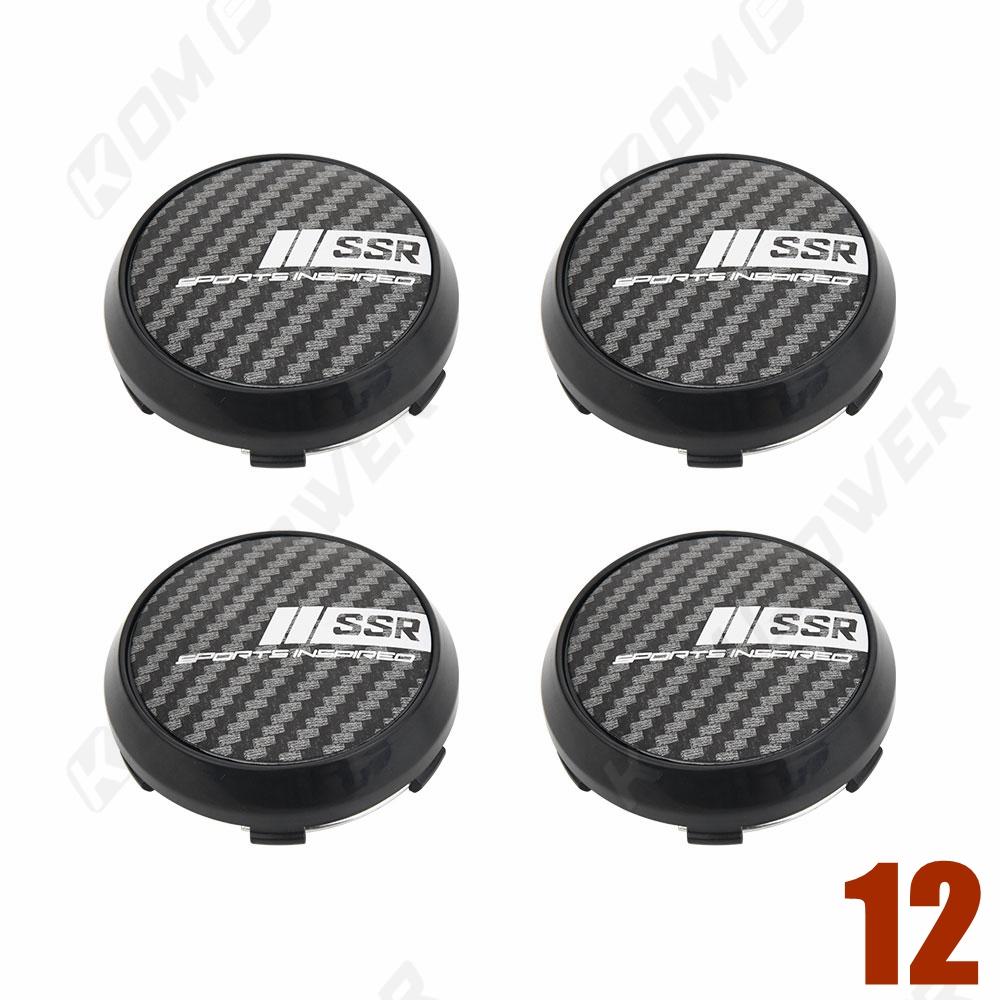 ASZ1 4PCS OD 68MM / ID 64MM Sport Wheel Center Cap XXR SSR ENKEI Racing Emblem Sticker Wheel Cover Cap Hubcaps Car Styling
