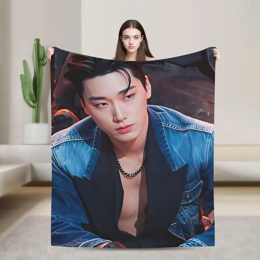 Choi San Singer Blankets Quality Soft Warm Throw Blanket Autumn Students Couch Chair Sofa Bed Funny Bedspread