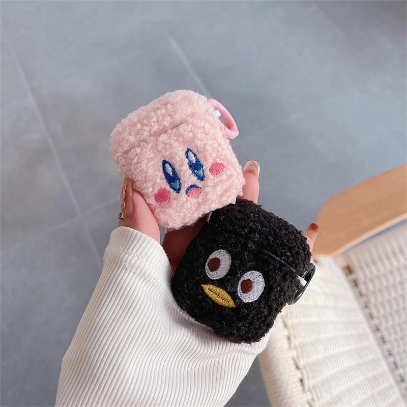 Cute Cartoon Plush AirPods Earphone Cover for Apple Pro2 3rd Generation Wireless Bluetooth Protective Case Creative 1