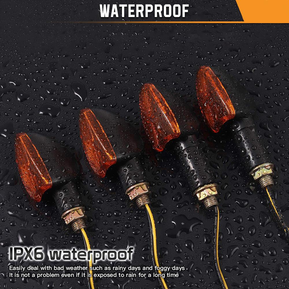 Universal Motorcycle Halogen Turn Signal Light Motorcycle Blinker Lights 12V 10mm Turn Signal Lamp For Honda For YAMAHA