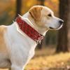 Adjustable PU Leather Pet Necklace Widen Rivets Pet Collar Spiked Dog Collars  Outdoor Dog Walking