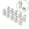 10pcs Practical E14 Light Bulb Lamp Holder Socket Lampshade Ring 2A 250V 2 Color Small Screw Cap Lighting Accessories