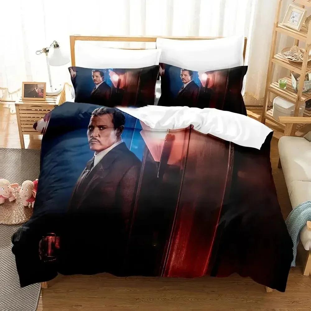 

Movie Murder on the Orient Expres Beding Set 3D Printed Suitable for Bedrom Soft with Soft Fabric Duvet Cover Set With Pilowcases Home Textile 135*200cm Eu-Single