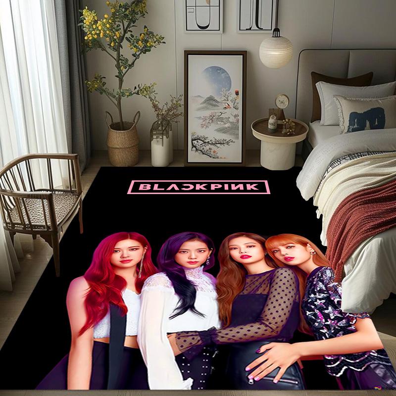 Blackpink: Global Icons Music Style carpet Doormat Suitable for all seasons Doormat Fashion Room
