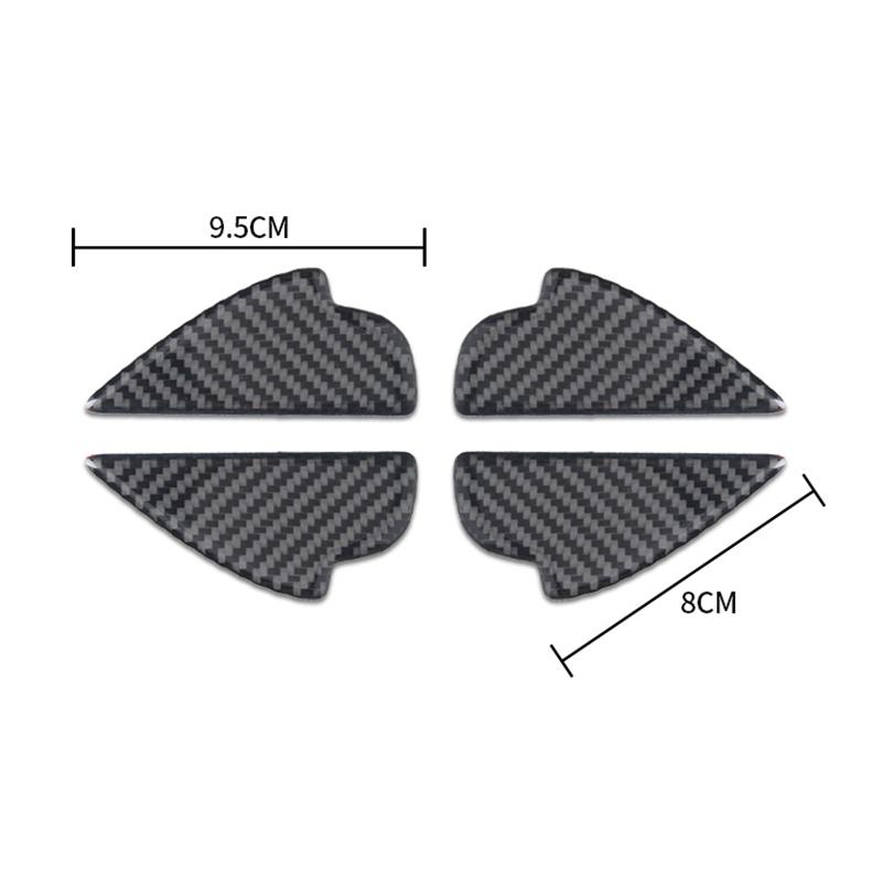 For Mazda 3 Axela 2014 2015 2016 2017 2018 2019 Car Inner Door Handle Windows Control Panel Cover Trim Carbon Fiber Stickers
