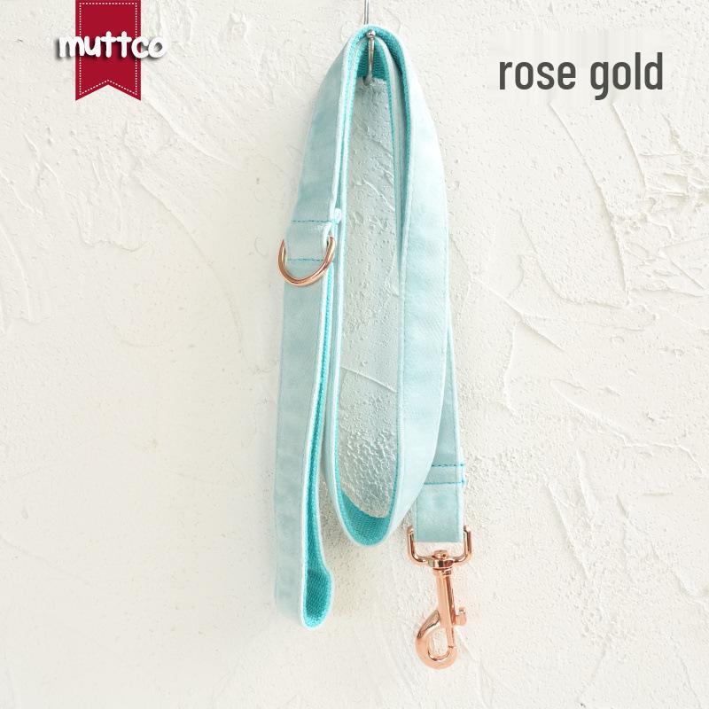 Double Layer Thick Velvet Dog Collar and Leash - UDC-111M Small