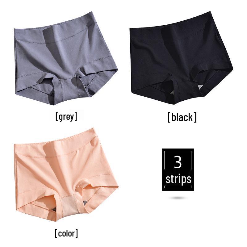 

Набор из 3 женских хлопковых трусов-боксеров с высокой посадкой: Защита от натирания, Контроль живота, Большие размеры 2XL