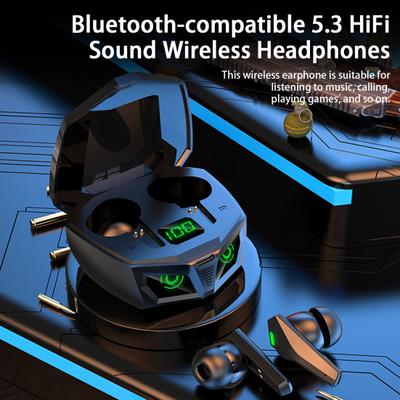 P50 Gaming-Headset Dual-Modus Latenzfrei In-Ear Touch-Steuerung Bluetooth-kompatibel 5.3 Empfindliches Ohrhörer Sportzubehör