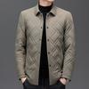 Middle-aged and Young Men's Lapel Thin Cotton Coat Jacket Men's New Winter Fashion Casual Trend Versatile Cotton Jacket