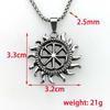 Necklace Vintage Viking Sun Necklace Pendant