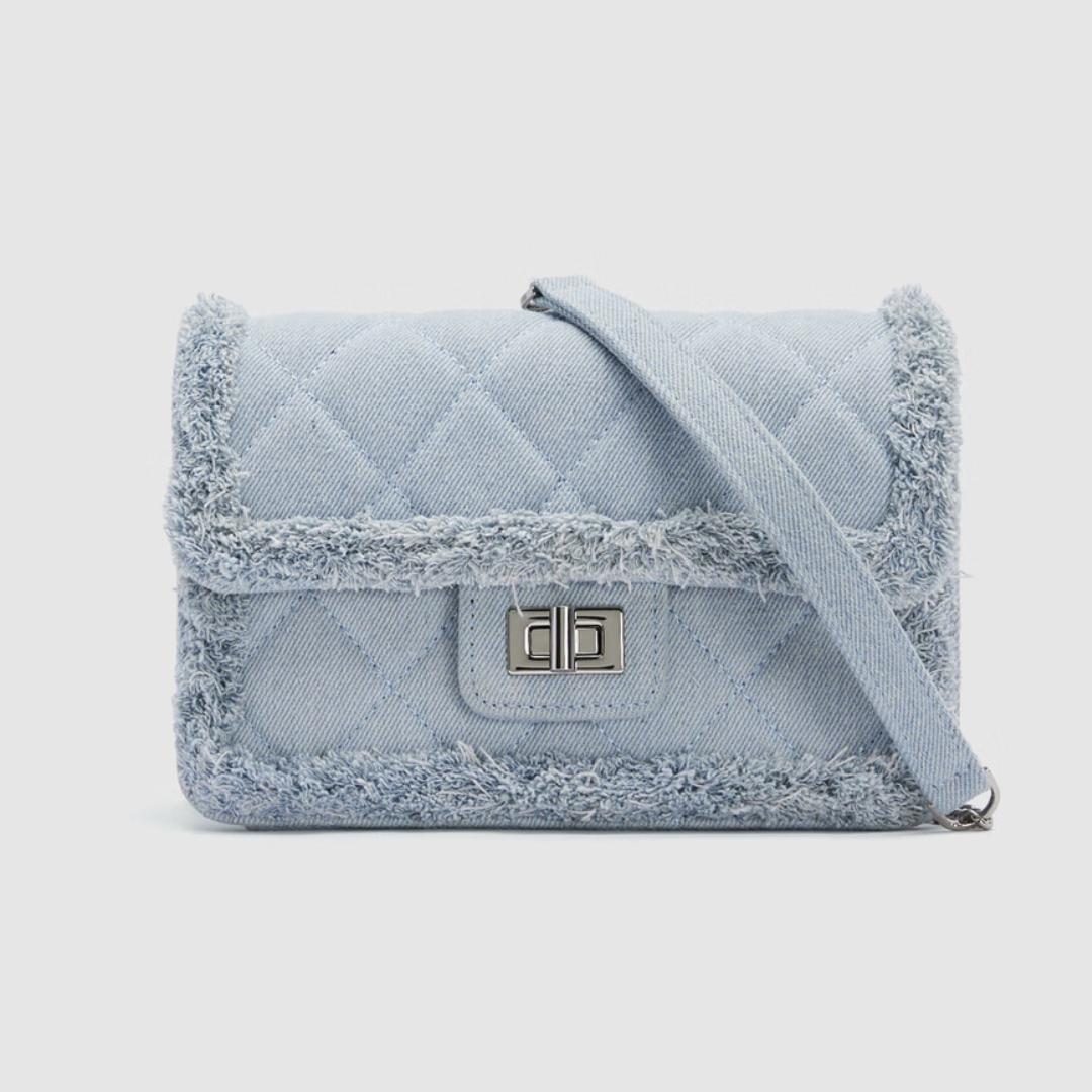 

Новая женская сумка через плечо French Tannin Small с ароматом розово-синего цвета