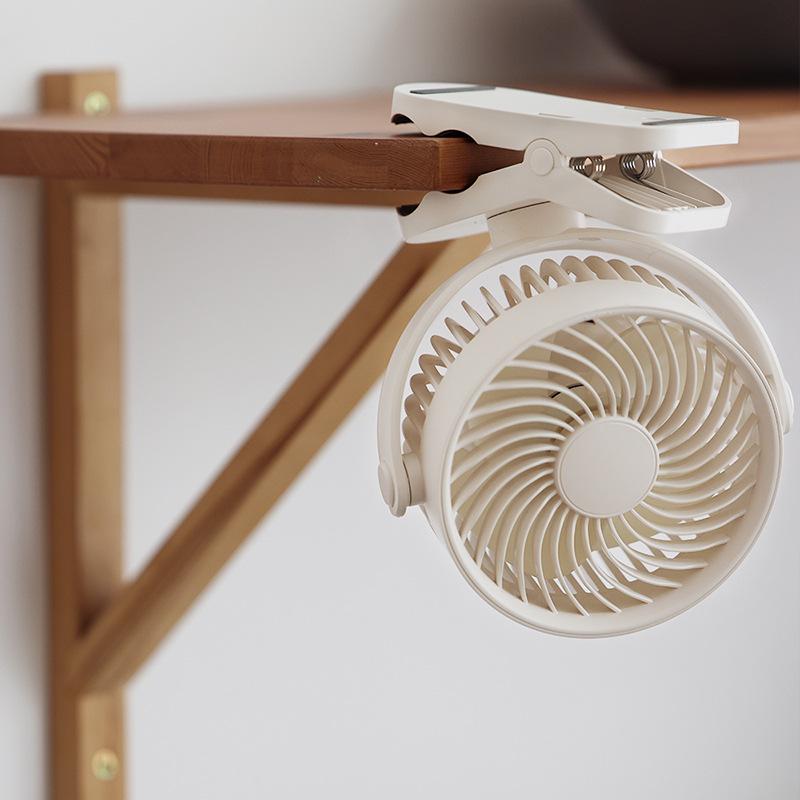 25th Anniversary Portable USB Wall Clip Fan: Rechargeable and Compact Circulation Fan