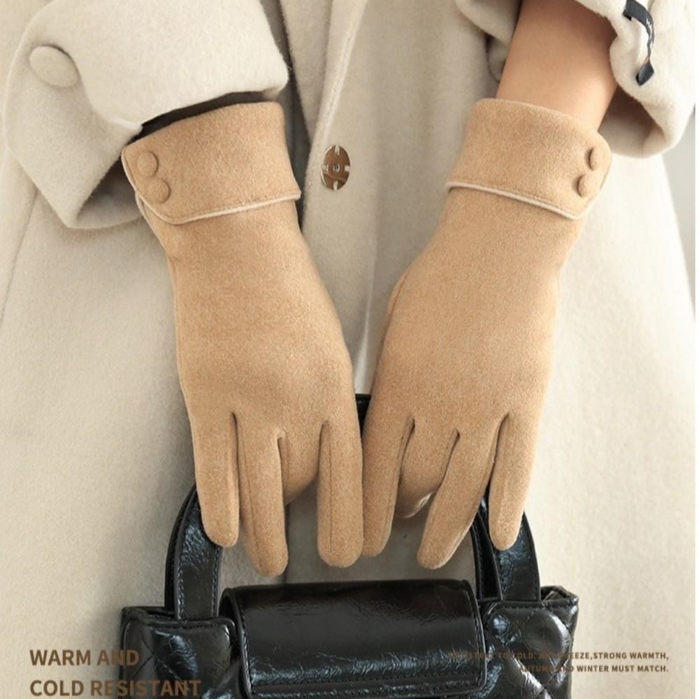 Touchable Screen Touch Screen Gloves Dralon Skiing Gloves New Full Finger Gloves Girls