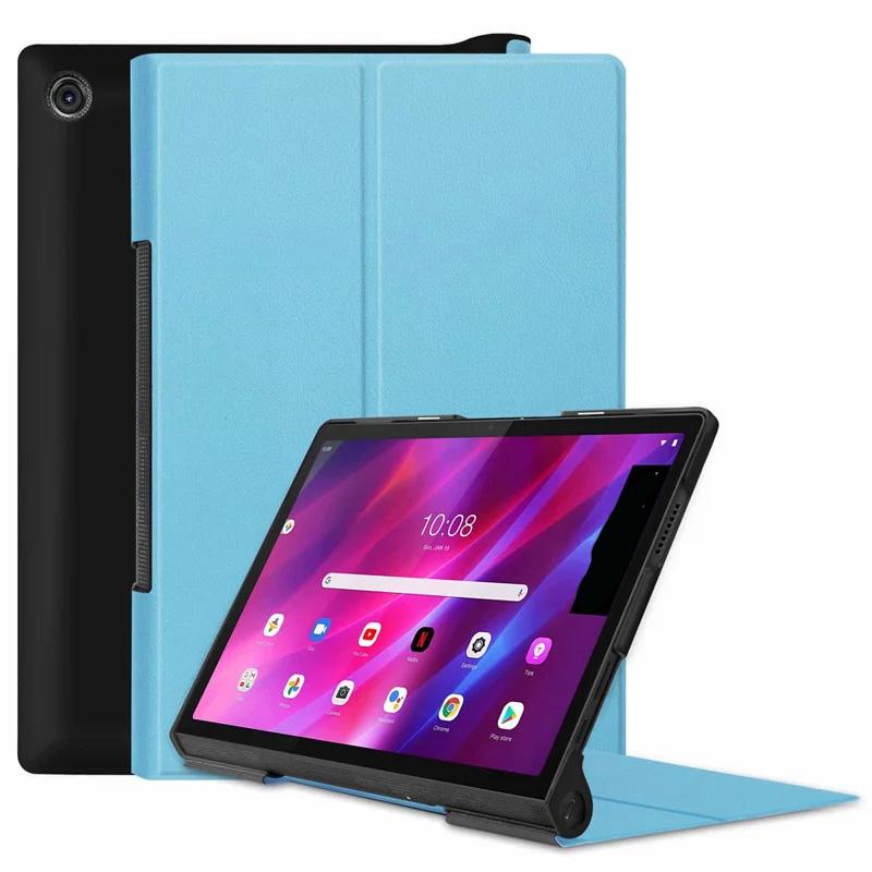 Dla Lenovo Yoga Tab 11 YT-J706F Case Ultra cienka inteligentna obudowa tabletu dla Lenovo Yoga Tab 13 YT-K606F stojak skrzynki pokrywa Funda