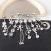 Stainless steel zirconium belly button ring set of body piercing accessories